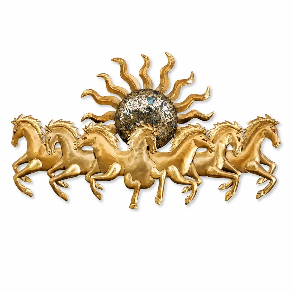 [SUW-011] 7 Horse Wall Art