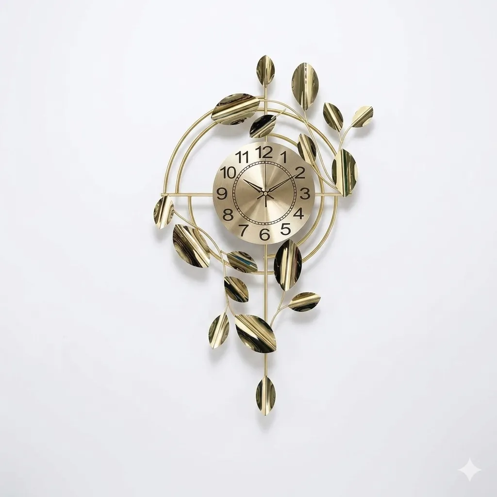 Modern Designer Metal Wall Clock