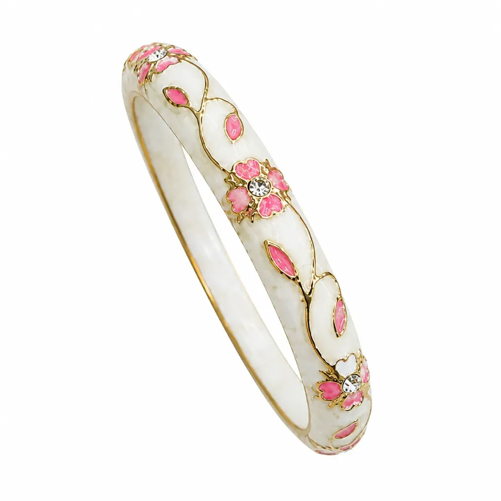 [santosh fashion] Floral Enamel Bangle