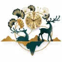 Deer Wall Clock